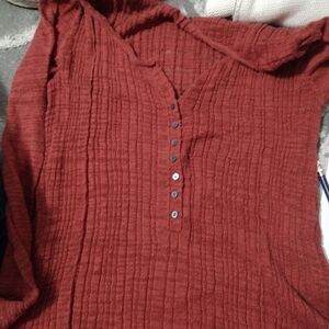 Free people Henley mini dress or top